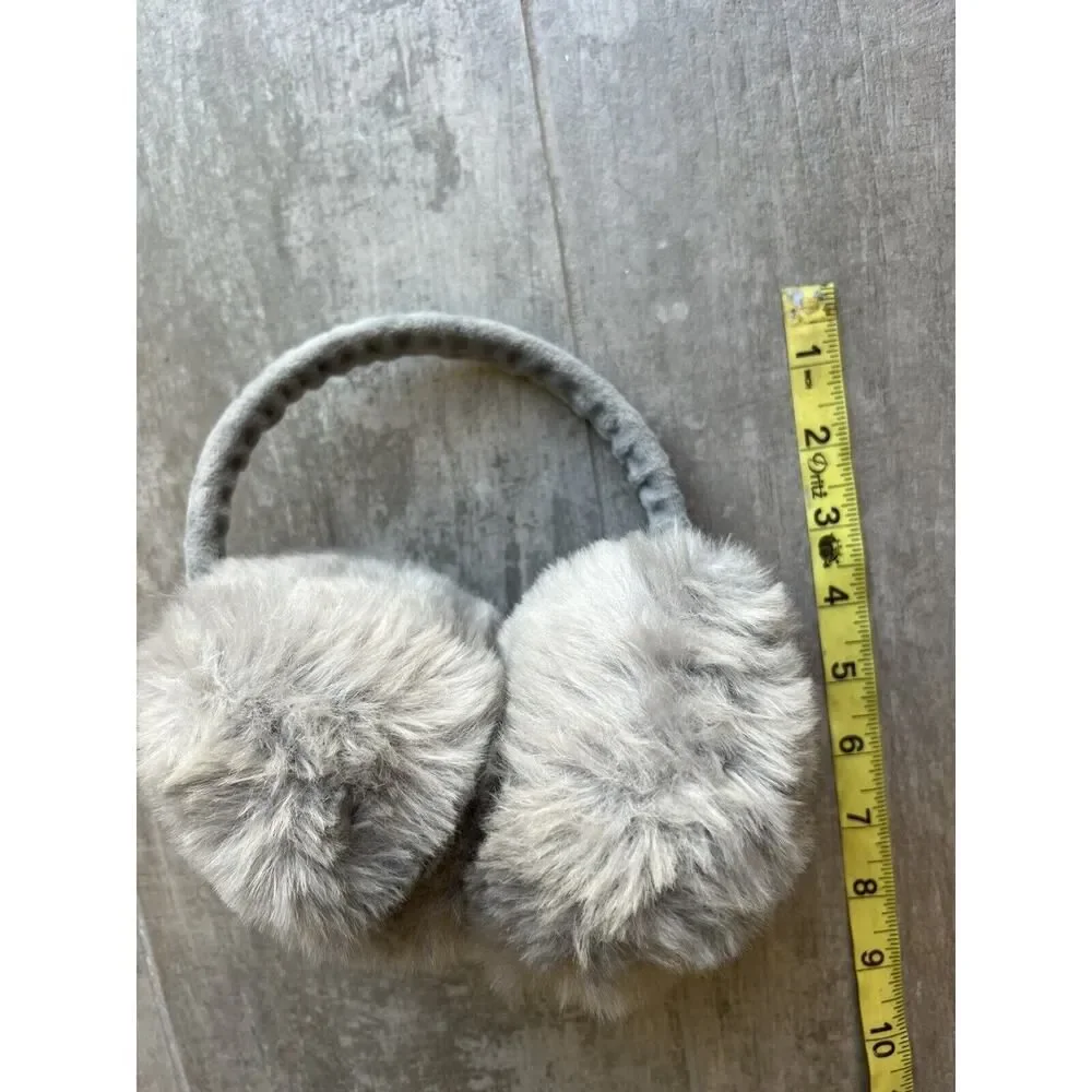 Los Angeles Boutique Thick Warm Plush Fluffy Ear Muffs Fuzzy Earmuffs Faux Fur